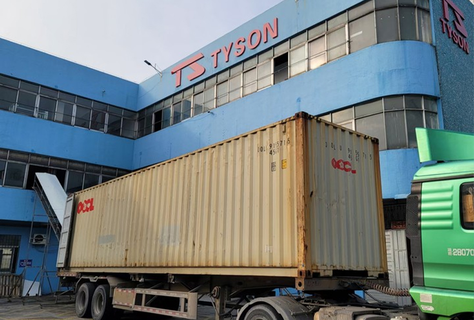 Loading chandelier products for shipment