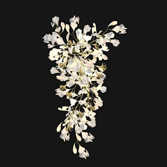 Pendant light chandelier cluster for hospitality and retail spaces