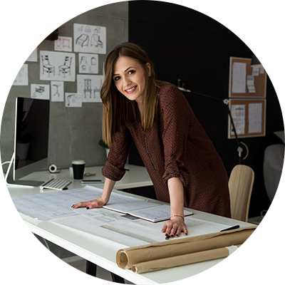 Portrait of Sara C, Tyson Lighting interior designer client