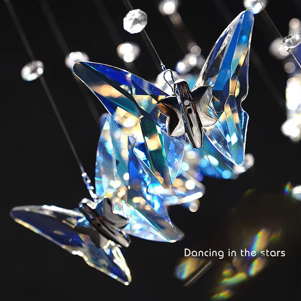 Modern light luxury style multi-group staggered spherical chandelier, with gold metal suspension rods paired with milky white luminous bulbs, arranged in a cascading streamlined layout, emitting soft and even light, combining decorativeness and practicality, suitable for core lighting and atmosphere creation in high-ceiling spaces such as duplex stairs, high-ceiling living rooms, and villa hollow areas.