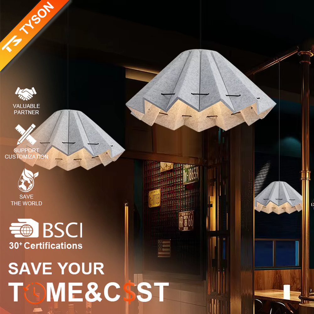 This is a modern artistic dark blue geometric origami chandelier, with a multi-layer origami structure, outer dark blue material and inner brown texture, featuring strong artistic sense and modern style. It is used for space lighting and decoration, creating an artistic and modern atmosphere. It is suitable for modern art home living rooms, designer studios, high-end creative restaurants and other places.