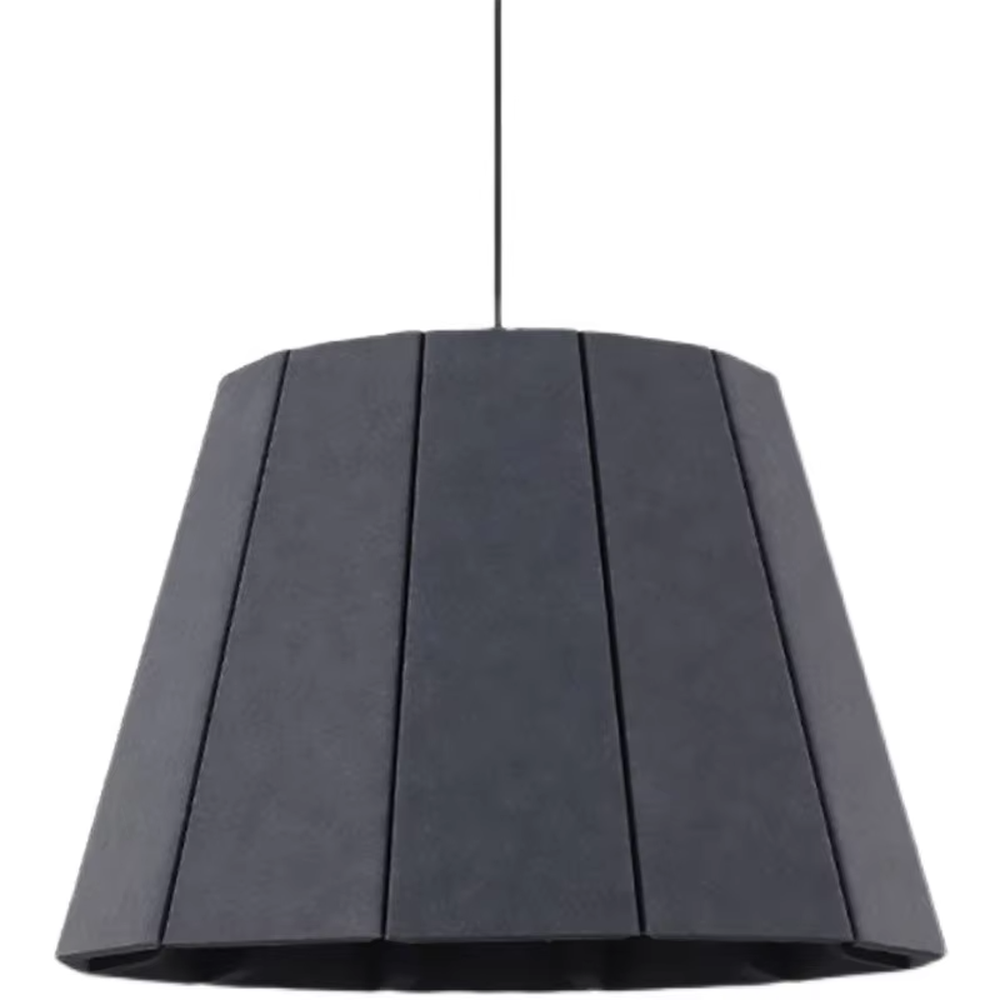 Elegant grand-style red pleated fabric hanging chandelier, black suspension rod + ceiling plate, soft and warm lighting, creating an exquisite elegant atmosphere.