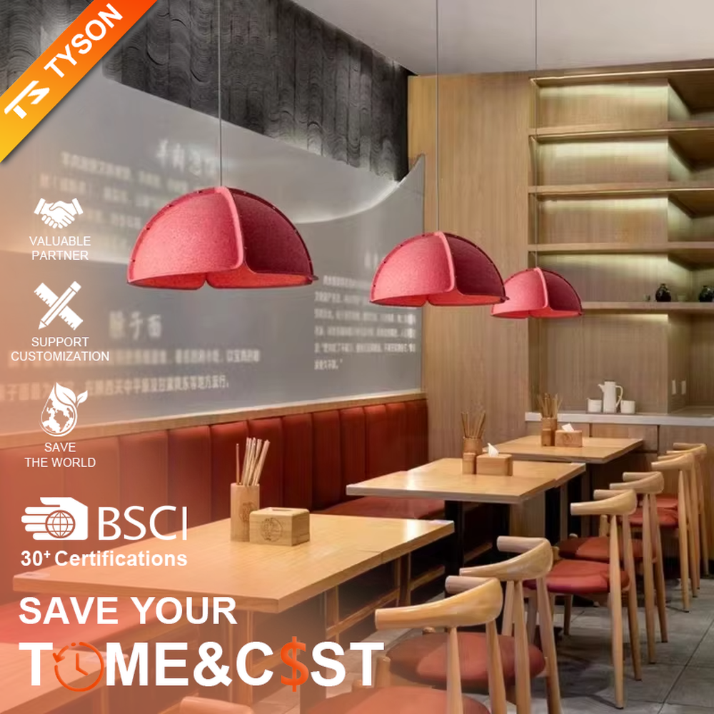 This is a modern minimalist red spliced dome chandelier, with a red spliced dome shape, featuring a minimalist and grand design, modern and stylish. It is used for space lighting and decoration, creating a modern minimalist or vibrant atmosphere. It is suitable for modern minimalist restaurants, Nordic-style home living rooms, creative office areas and other places.