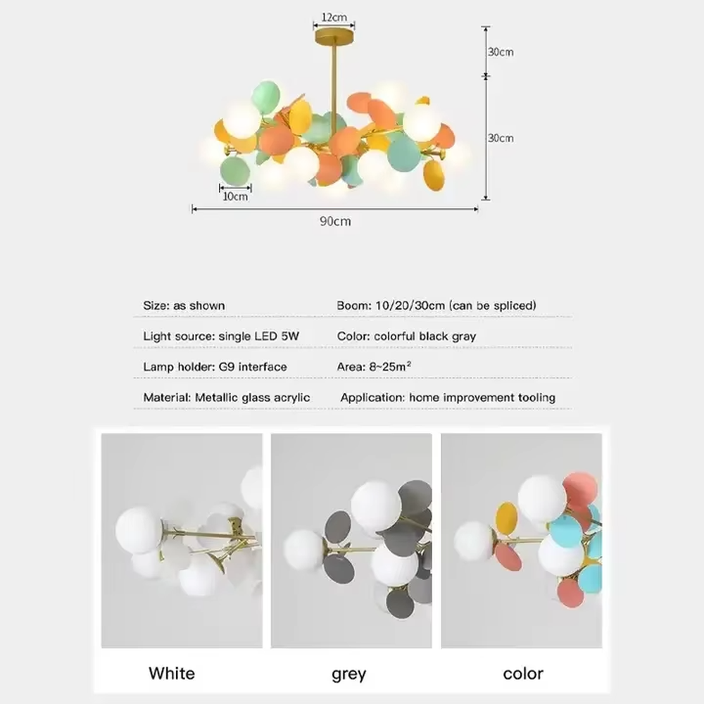 Modern light luxury cloud petal chandelier, with a golden metal frame paired with white and semi-transparent discs stacked into a fluffy cloud shape, featuring soft and uniform light, combining decorative and lighting functions, suitable for living rooms, dining rooms, light luxury style spaces.