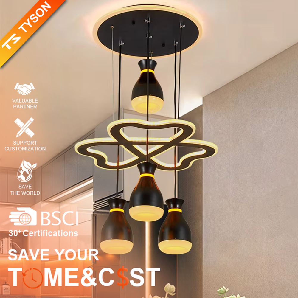 Modern light luxury double-layer ring crystal chandelier, featuring a rose gold metal frame paired with dense crystal strips to create a double-layer suspended shape. Light refracts through the crystals to produce a brilliant and soft glow, combining sophistication and ambiance, making it a high-end decorative lighting fixture that elevates the space's style.