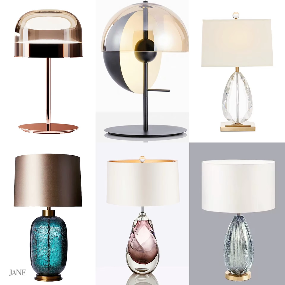 Modern Light Luxury Teardrop Glass Table Lamp, Dark Brown Cylindrical Fabric Lampshade, Grey-Green Vertical-Ribbed Bubble Glass Body with Gold Metal Accents, Serves Both Lighting and Decorative Purposes, Ideal for Bedrooms, Living Rooms, Studies, etc.