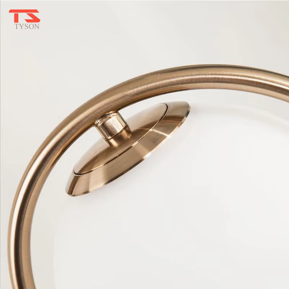 Modern minimalist oval-frame spherical table lamp, with a black metal oval frame paired with a milky white luminous bulb, emitting soft and even light, combining decorativeness and practicality, suitable for lighting and decoration in spaces such as bedroom nightstands, living room side tables, and office desks.