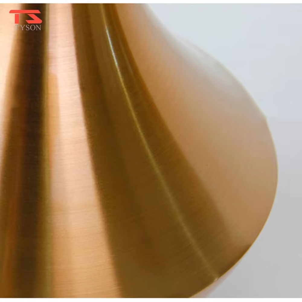 Modern minimalist silver bottle-shaped metal pole light beige fabric shade table lamp, warm light effect, creating an elegant light luxury home atmosphere.