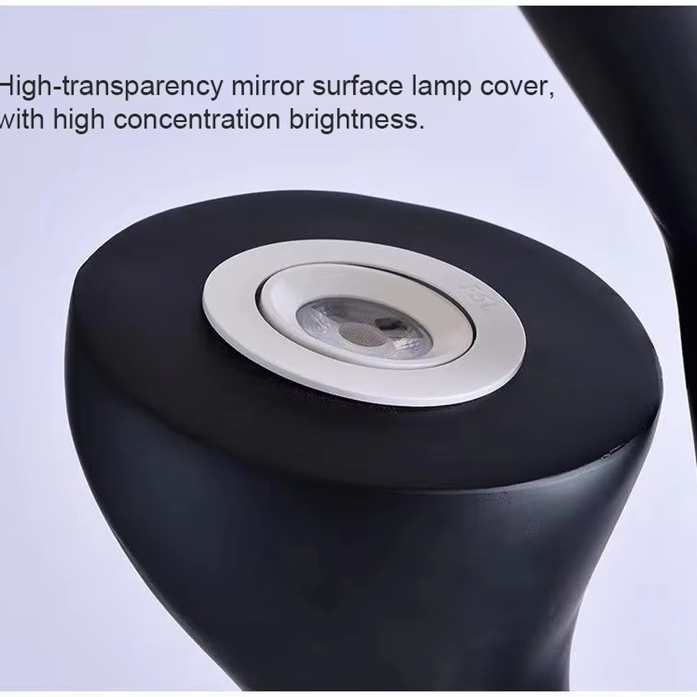 This is a modern artistic human-shaped floor lamp with a black creative human-like bracket and a wooden top lamp plate. It features a highly artistic design with a modern sense. It is used for space lighting and decoration, creating an artistic and distinctive ambiance. It is suitable for modern art-style home living rooms, creative studios, high-end art galleries and other places.
